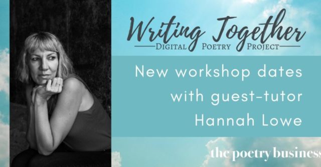 Hannah Lowe, writer, author, poet, academic, mentor, UK, The Woman in the Chinese Collar, Old Friends, Rock, Bird, Butterfly, The Kids